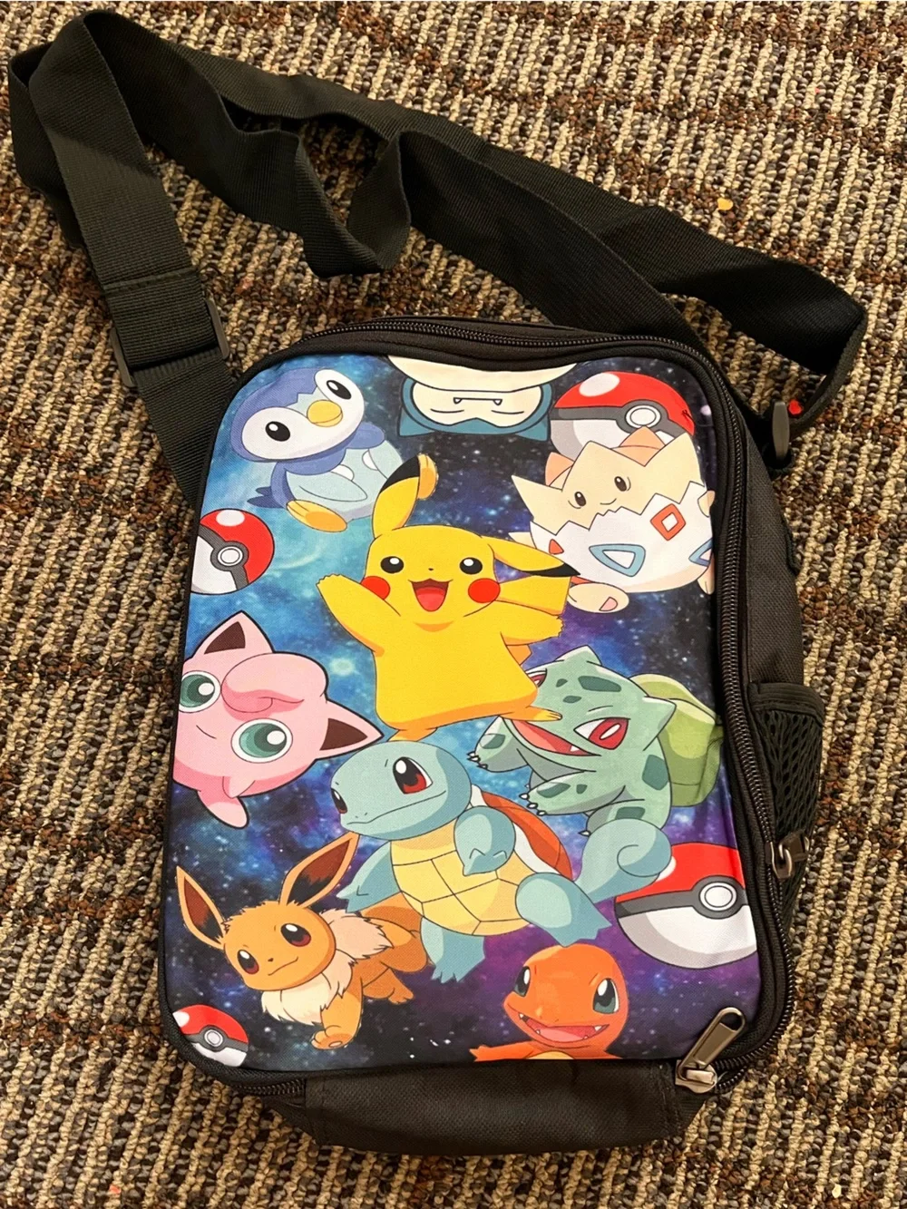 Pokemon Kids Backpack trio with lunchbox and pencil bag